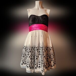 Hailey Logan Black and White Dress